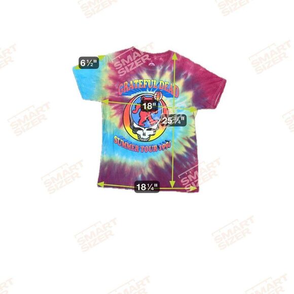 Grateful Dead Summer Tour 1994 Tie-Dye T-Shirt Ripple Junction 100% Cotton S - Picture 5 of 5